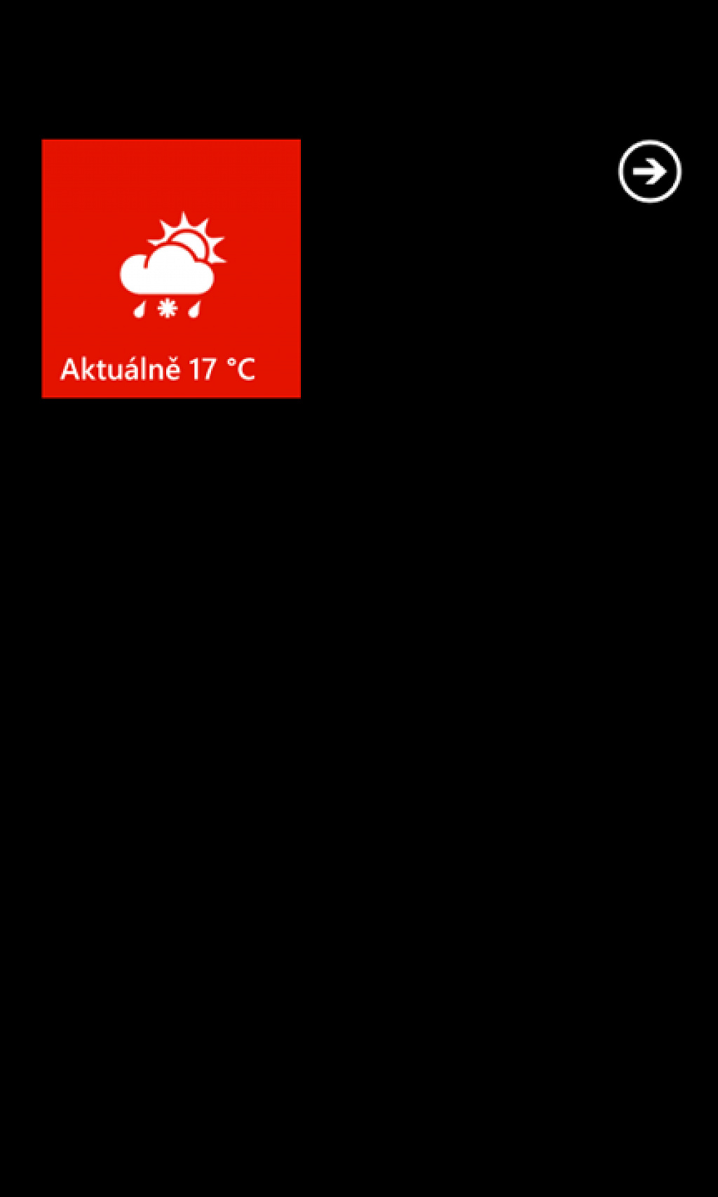 Počasí pro Windows Phone 7