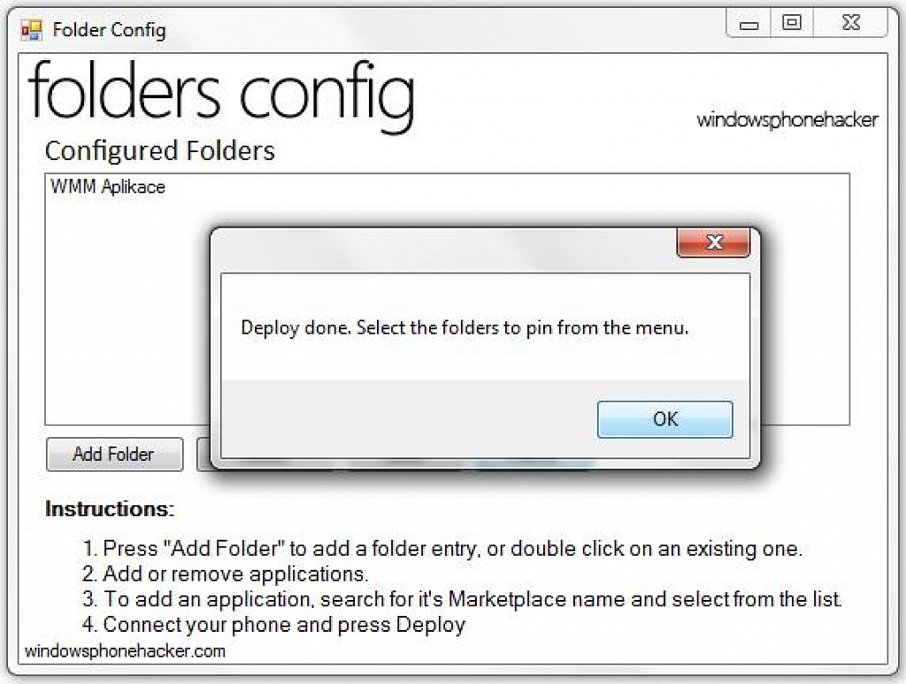 Folders for WP7