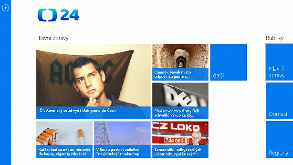 ČT24 pro Windows 8
