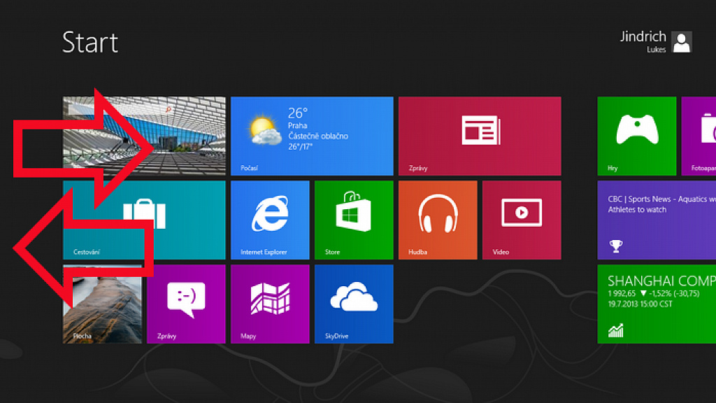 Windows 8 gesta