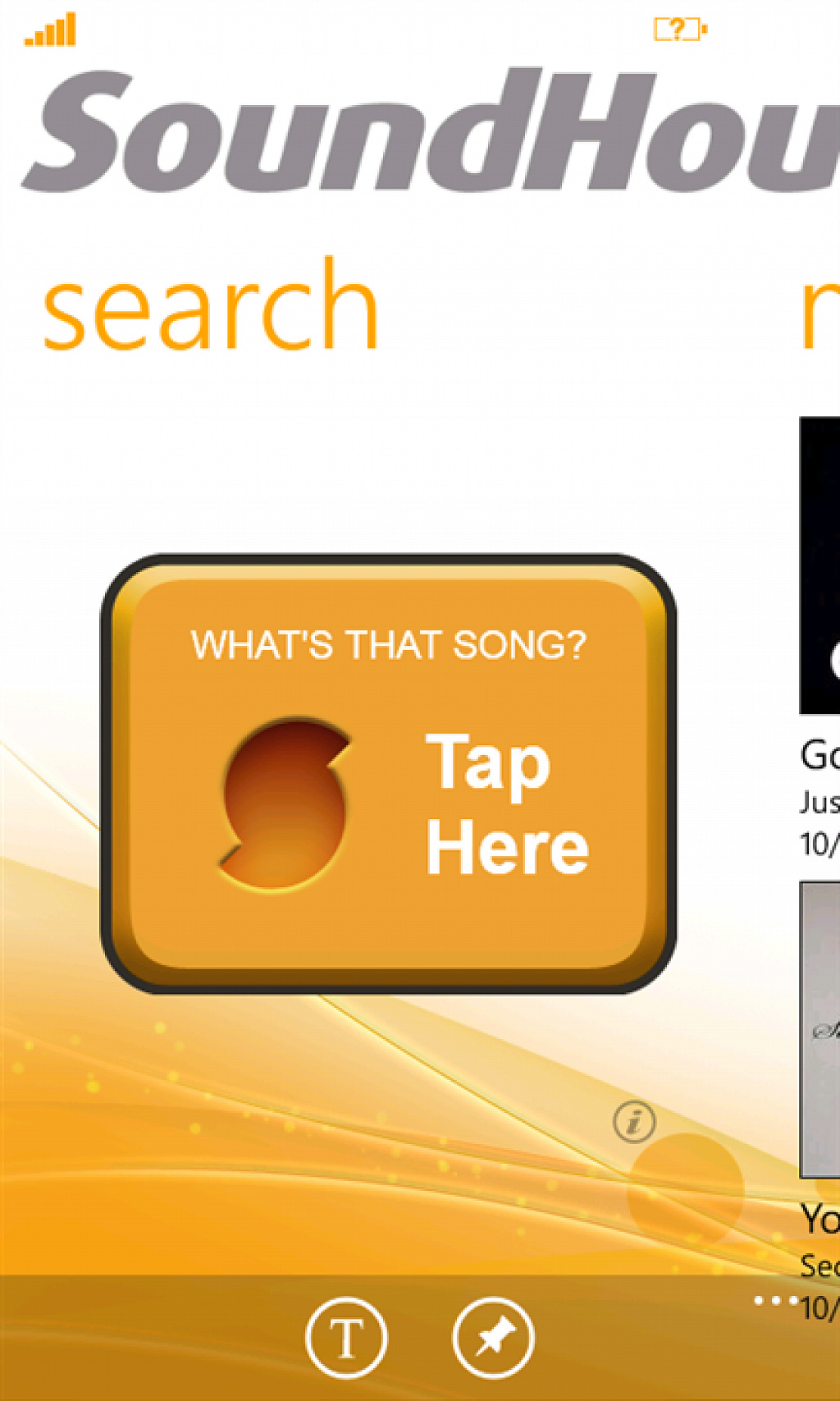 SoundHoud pro Windows Phone 7