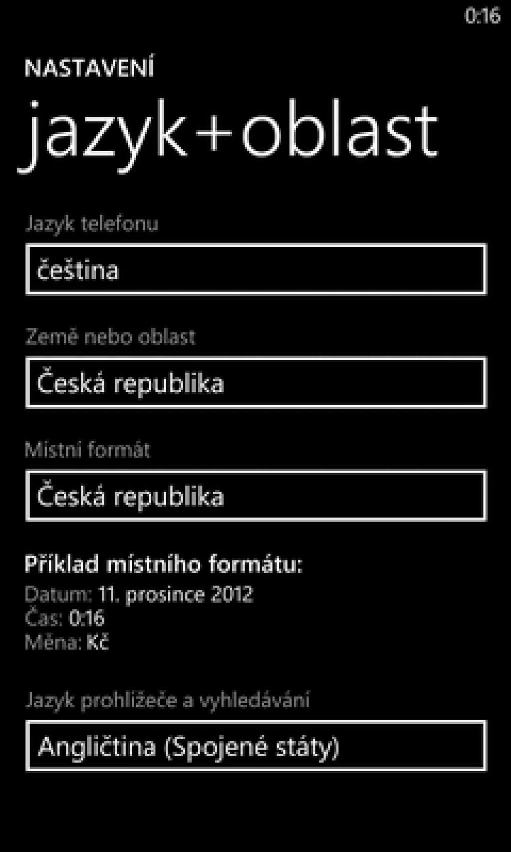 WP8 region